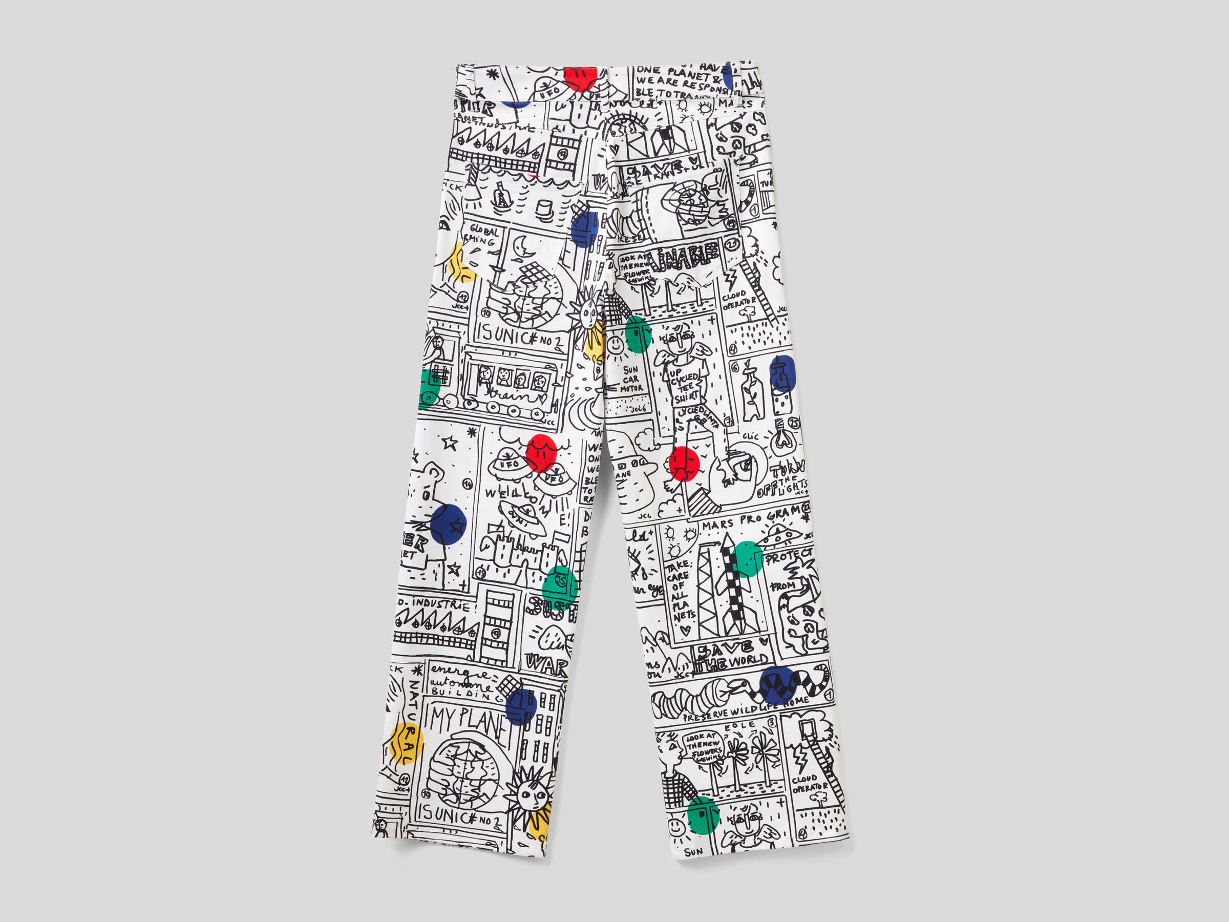 JCCxUCB patchwork trousers image number 5