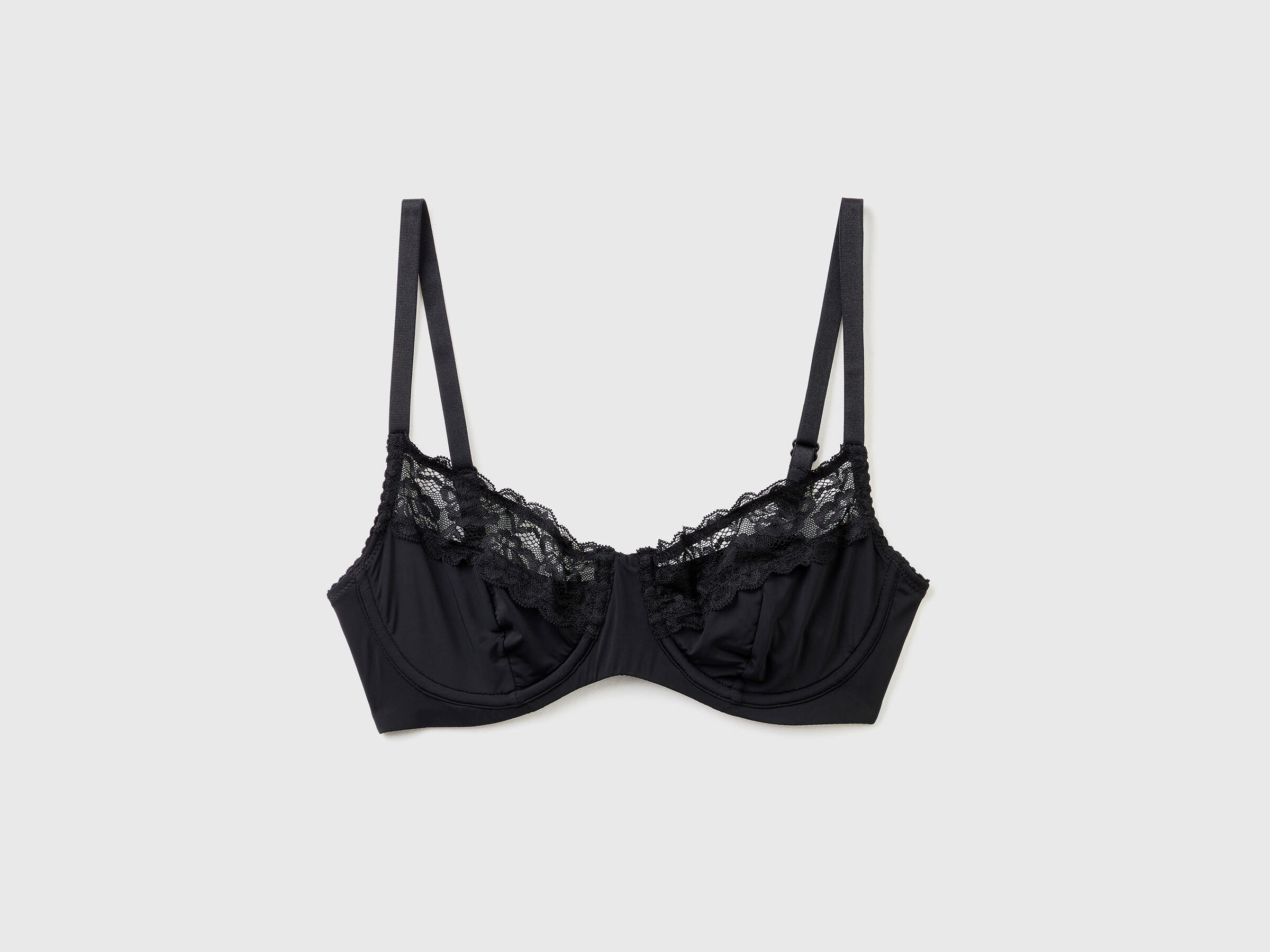 Padded bra with mesh image number 3
