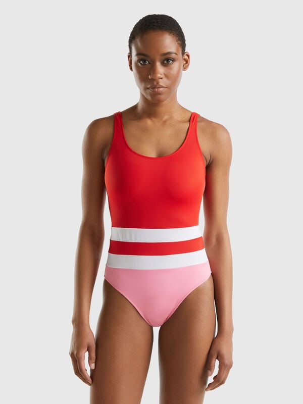 One-piece swimsuit in ECONYL® Women