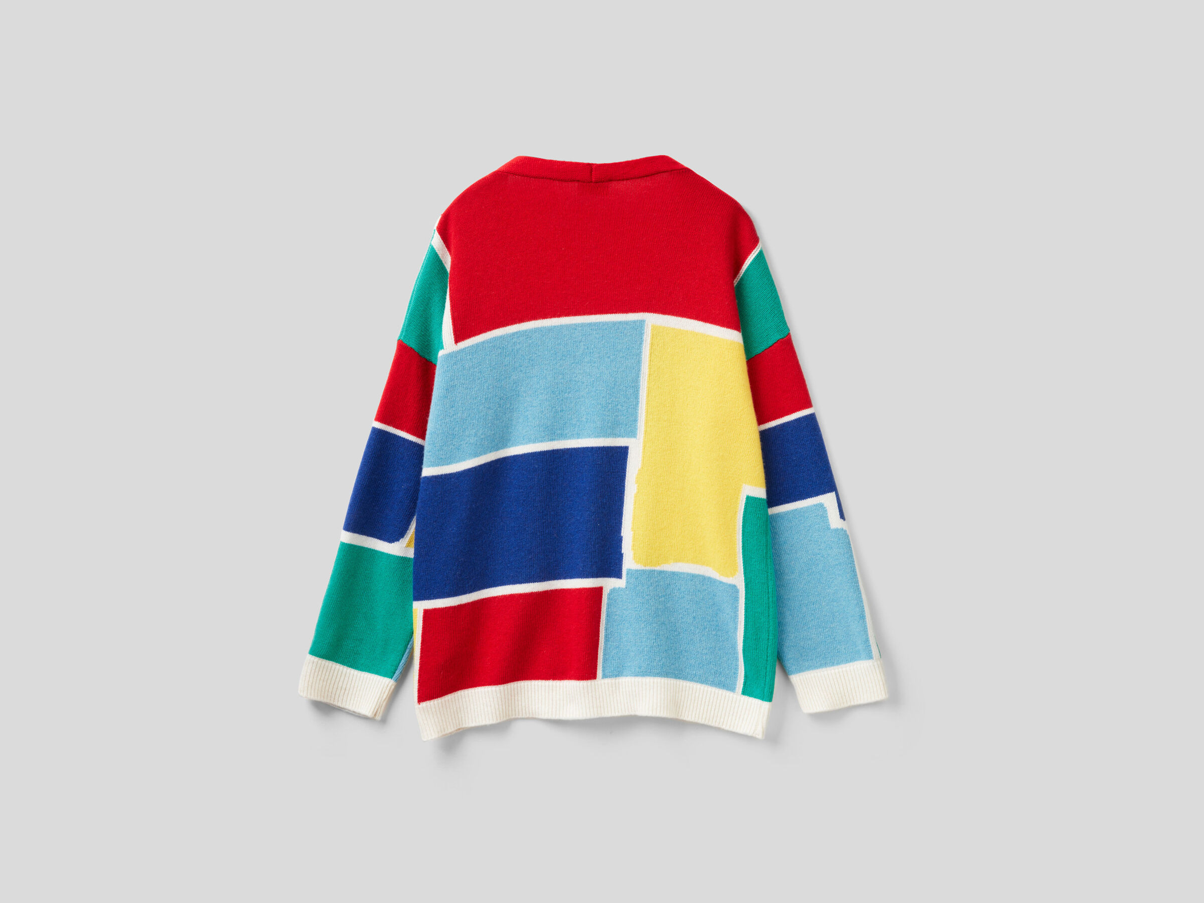 JCCxUCB color block cardigan image number 6