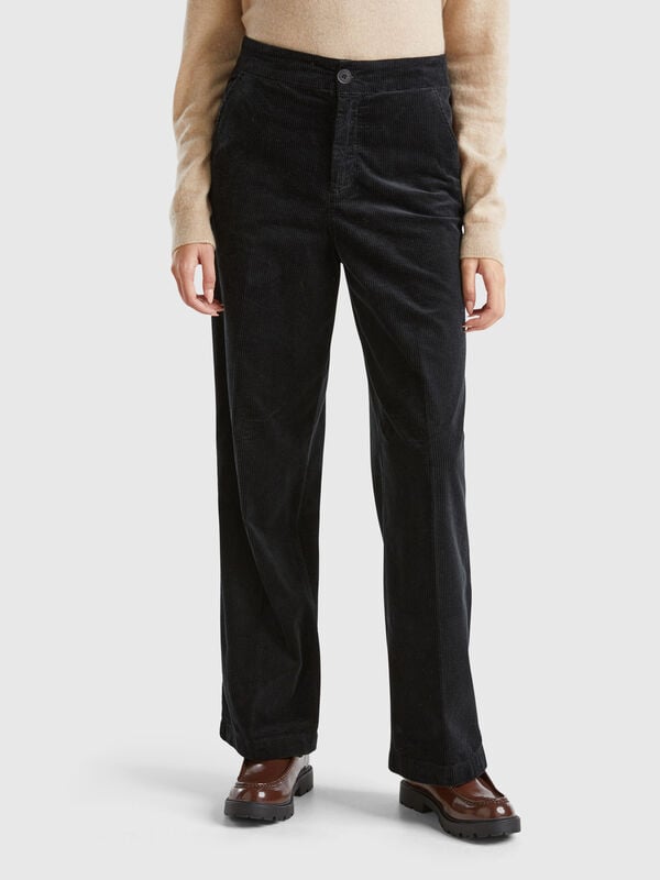 Wide velvet pants Women