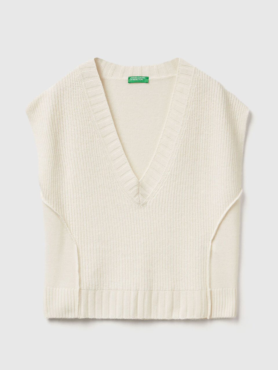 S/L V NECK SWEATER Women image number null