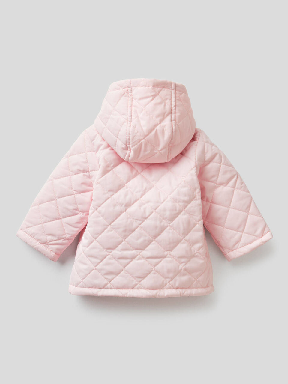 Quilted jacket with hood image number null