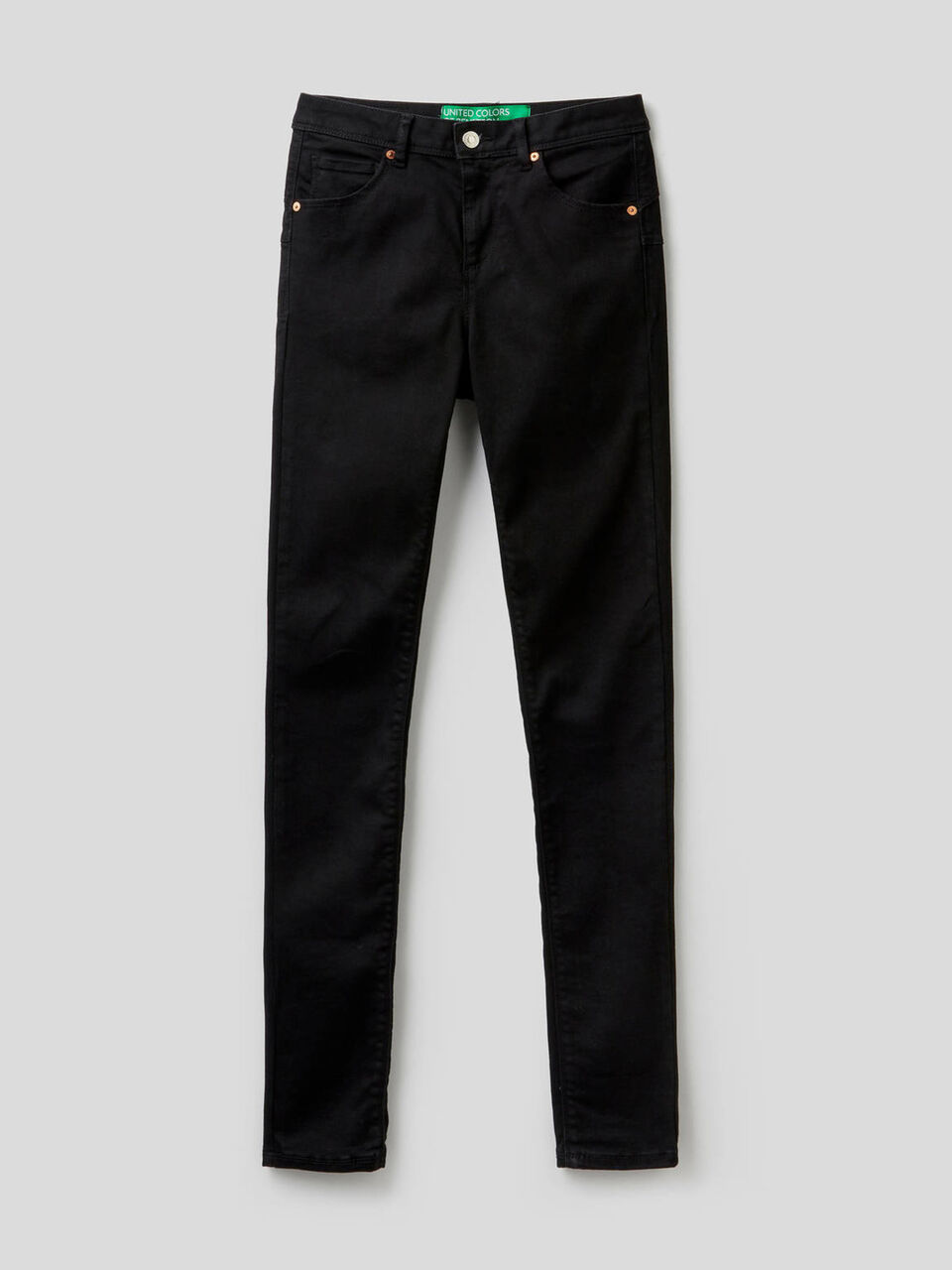 Skinny fit push up jeans image number 1