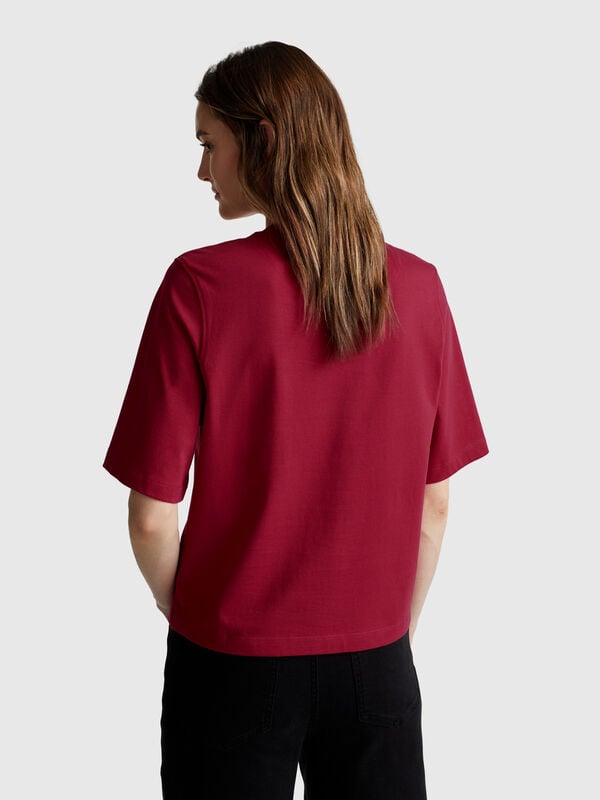 100% cotton boxy fit t-shirt Women