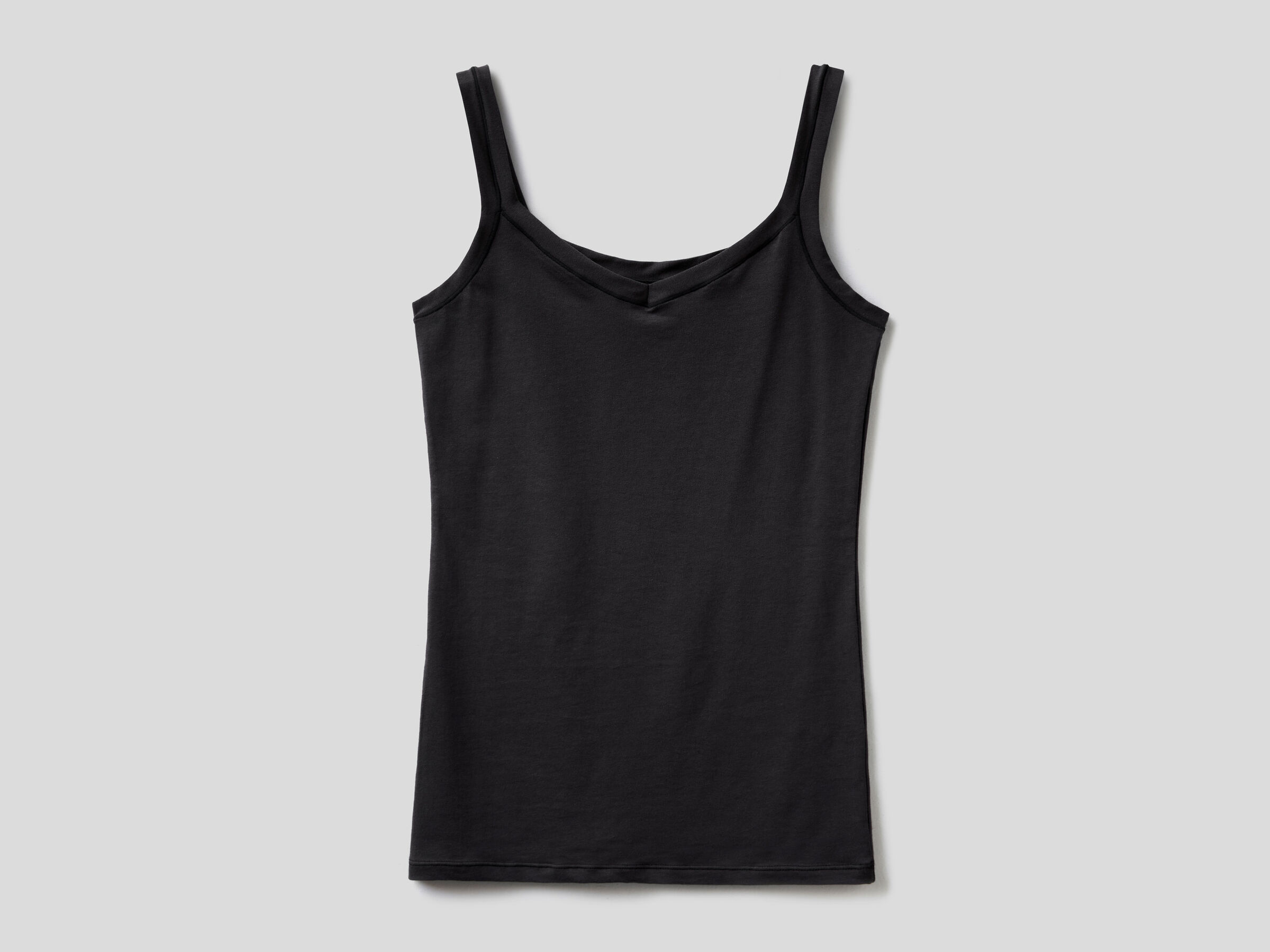 Tank top in super stretch organic cotton image number 3