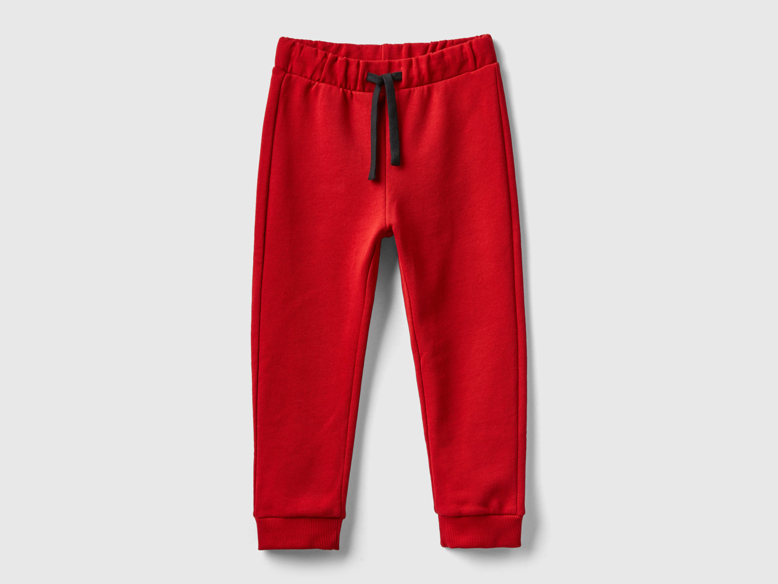 Red and white sweatpants sales