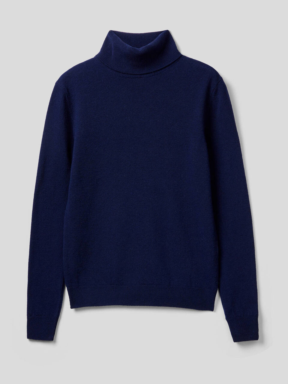Turtleneck sweater in pure virgin wool image number null