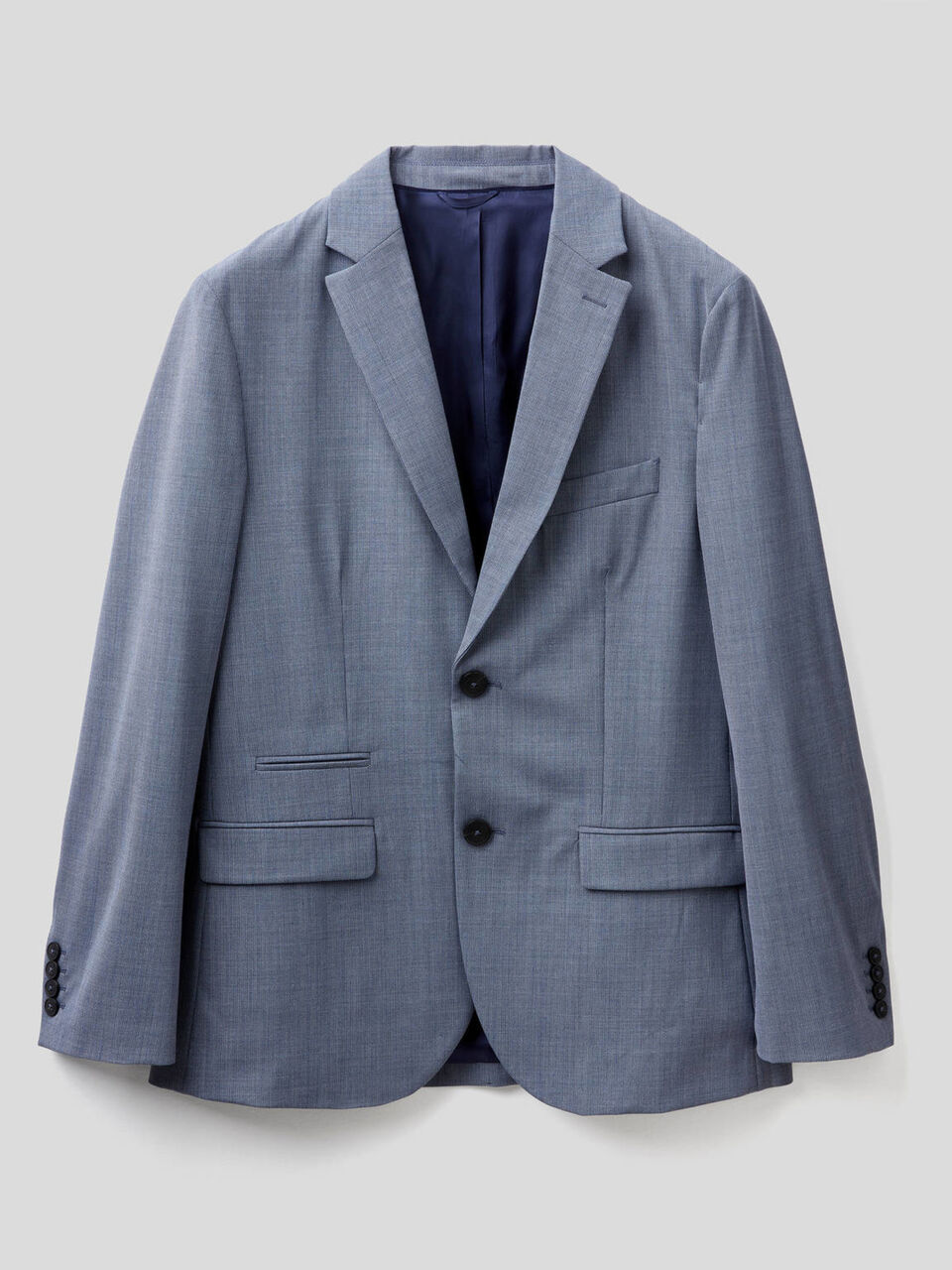 Blazer in fresh stretch wool image number null