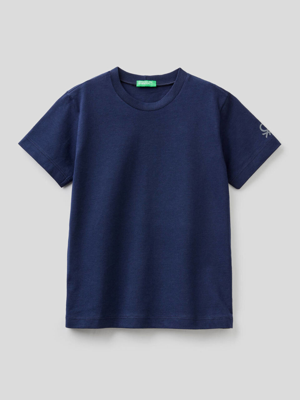 Organic cotton t-shirt with logo print image number null