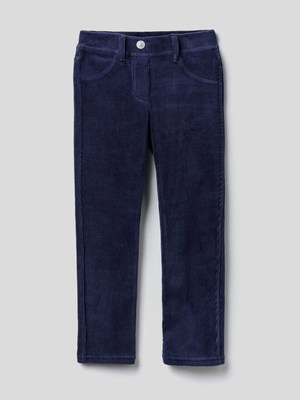 Super skinny chenille trousers image number 1