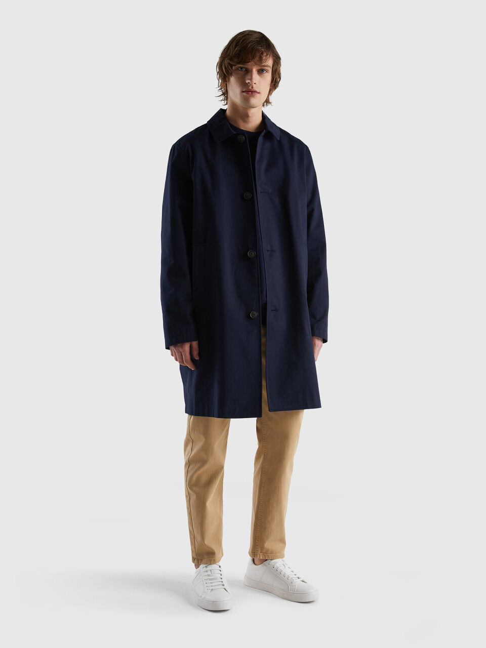 Coat lined in cotton