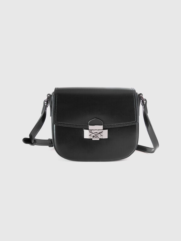 Small crossbody bag in synthetic patent leather Women