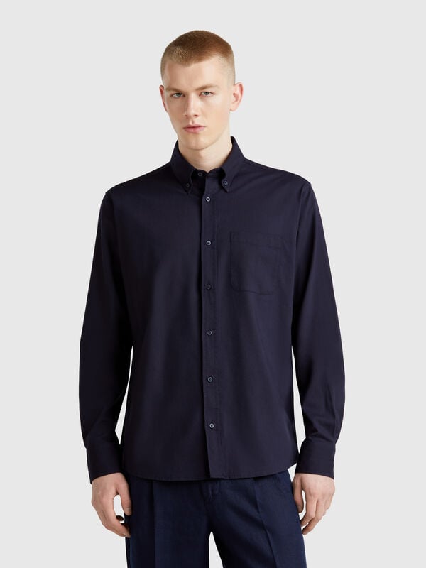 Regular fit button-down shirt Men