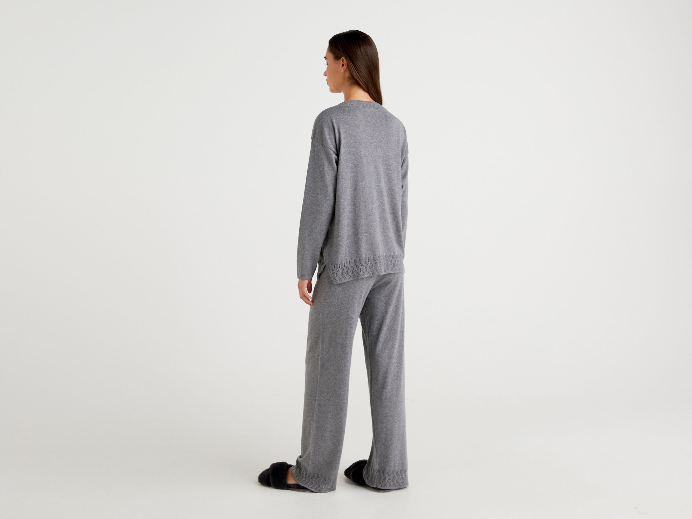 Knit 100% cotton pyjamas image number 2