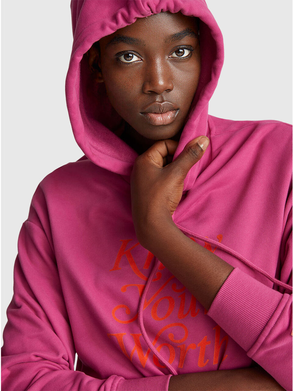 SWEATER W/HOOD Women image number null