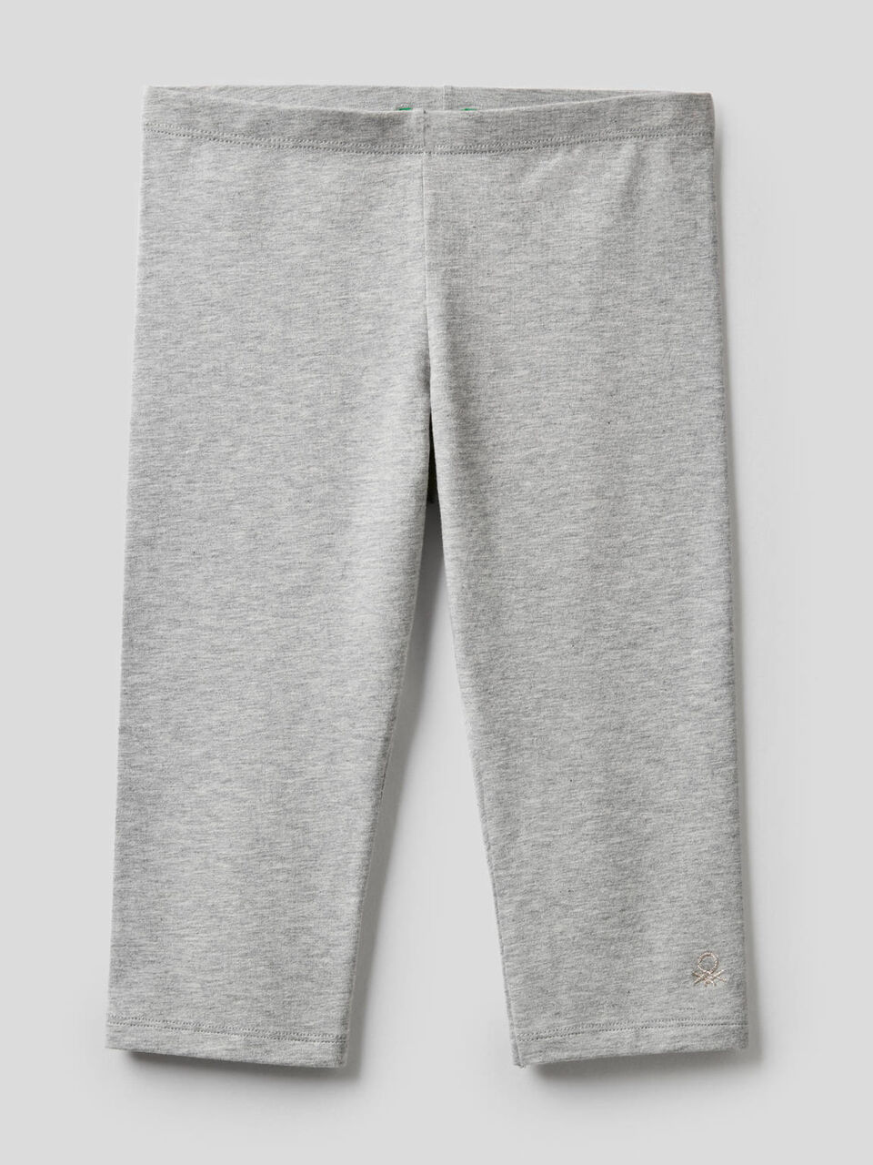 3/4 leggings in stretch cotton image number 1