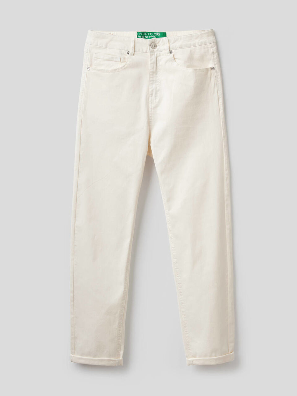 Boyfriend trousers in stretch cotton image number null