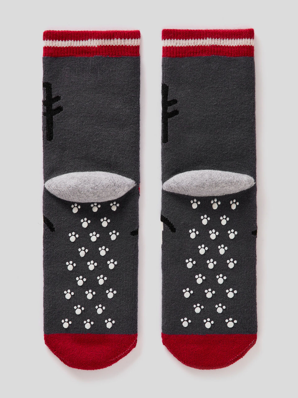 Non-slip socks with animal graphic image number 2