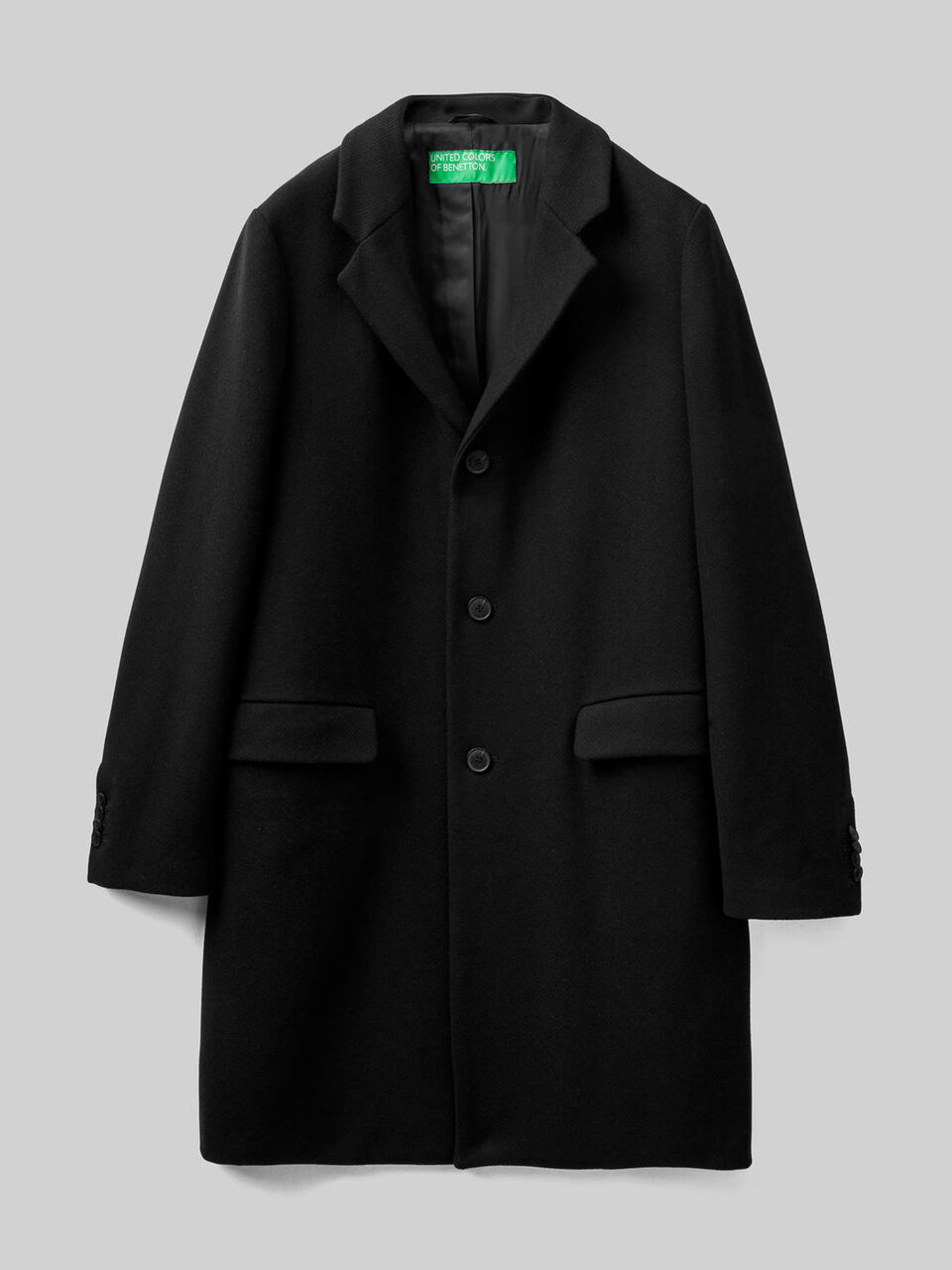Formal coat in wool blend image number 1