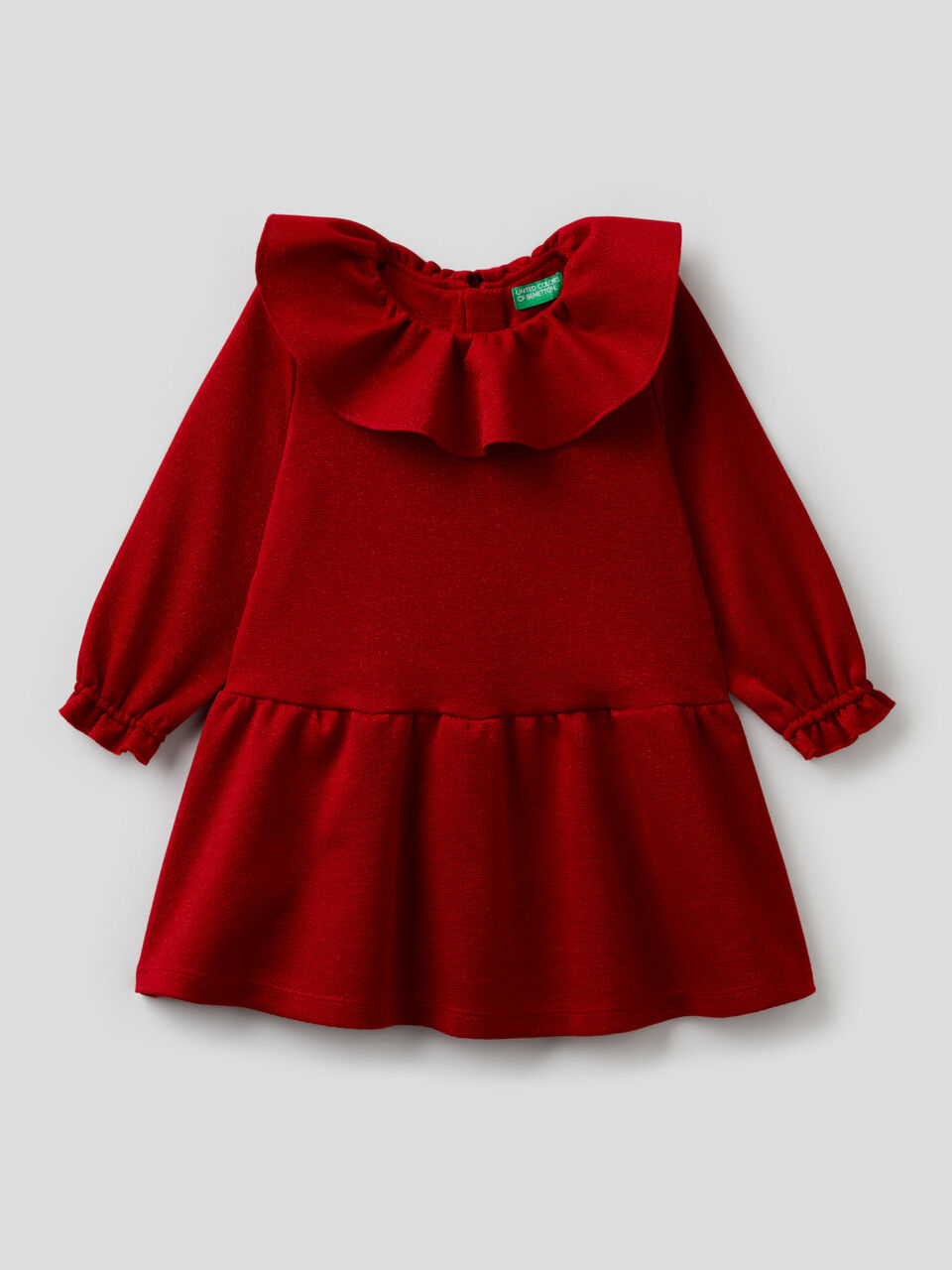 Dress in mixed viscose with lurex image number 1
