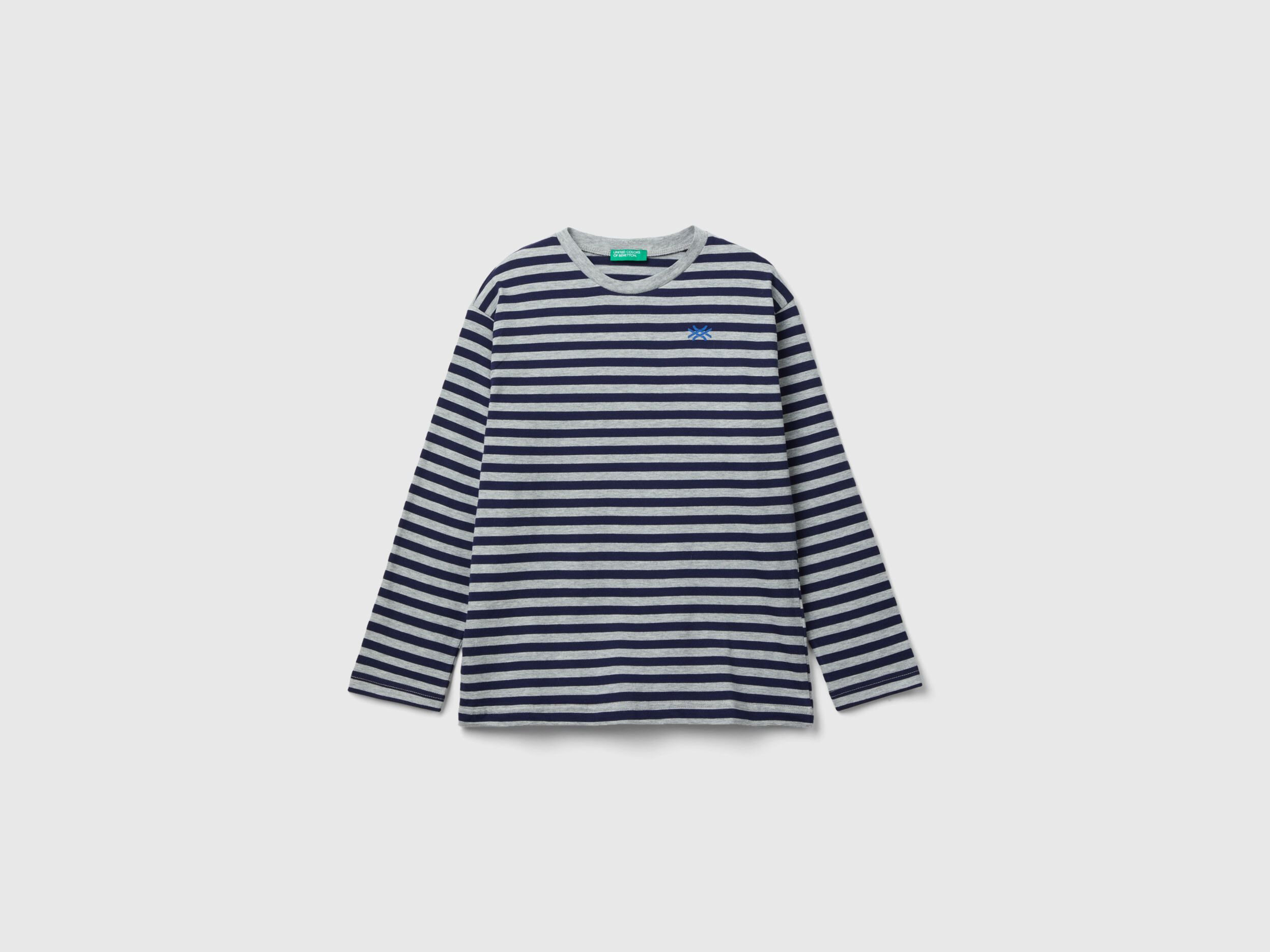 Striped sales jersey shirt