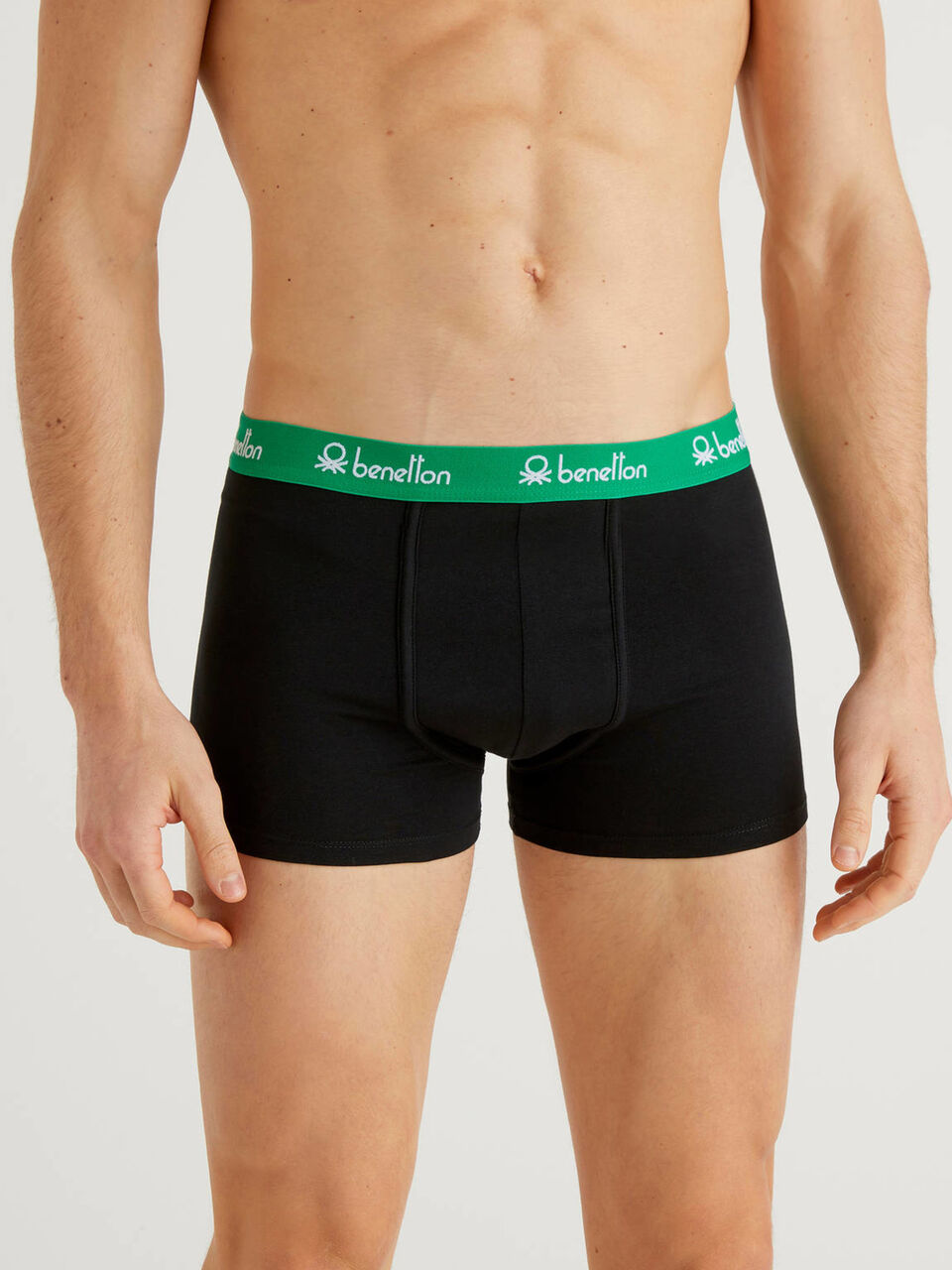 Boxers in stretch organic cotton Men image number null