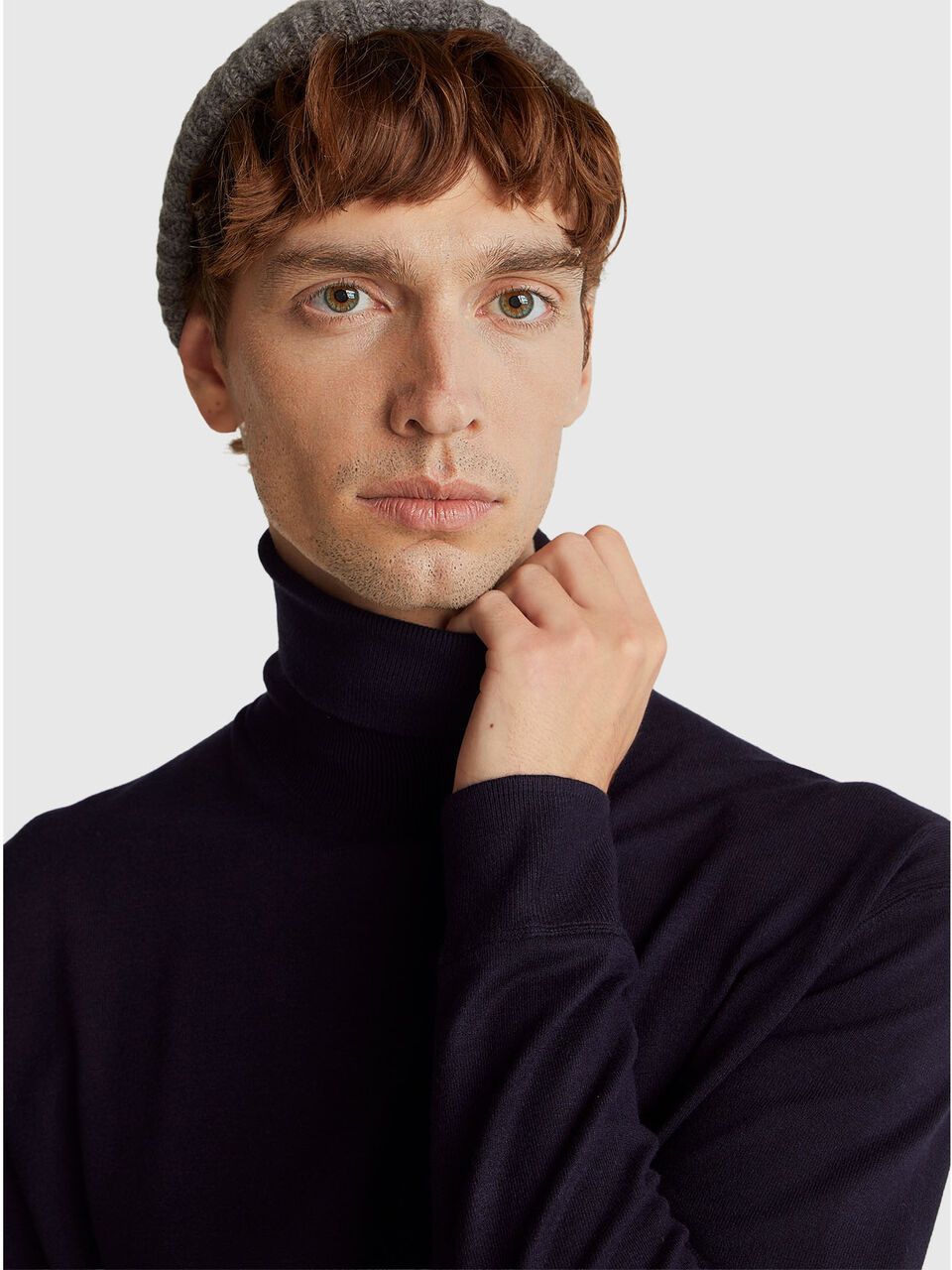 TURTLE NECK SWEATER Men image number null