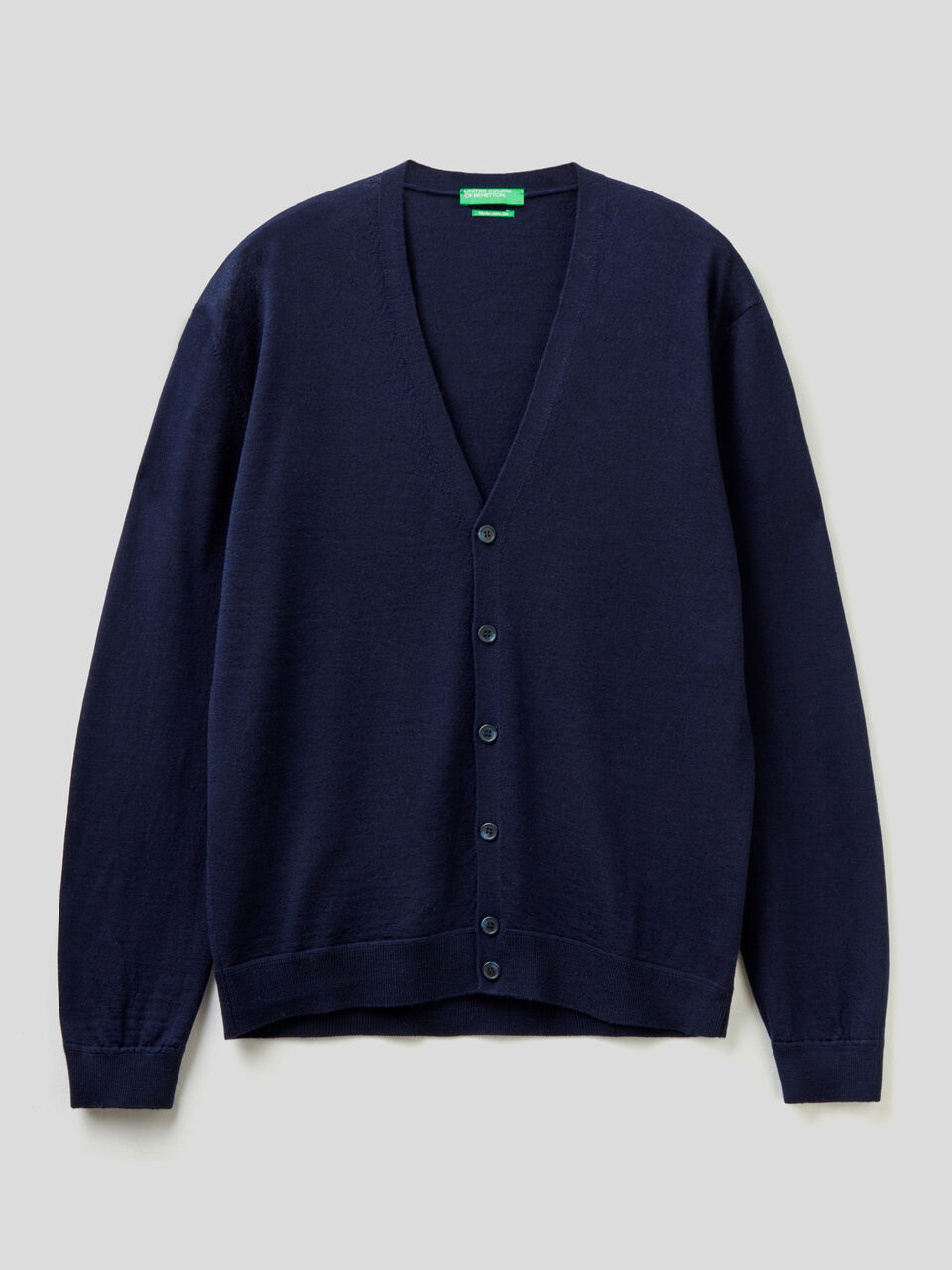 Cardigan in 100% Merino wool image number 1