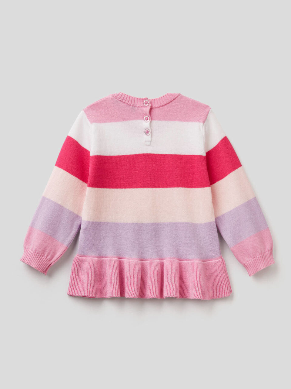 Striped top with frill image number null