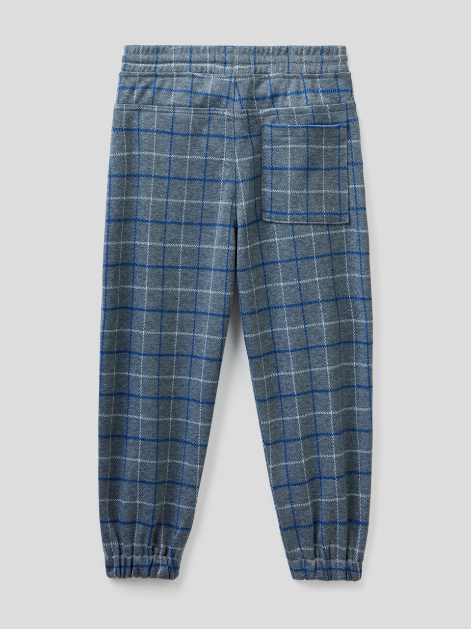 Check trousers with drawstring image number 2