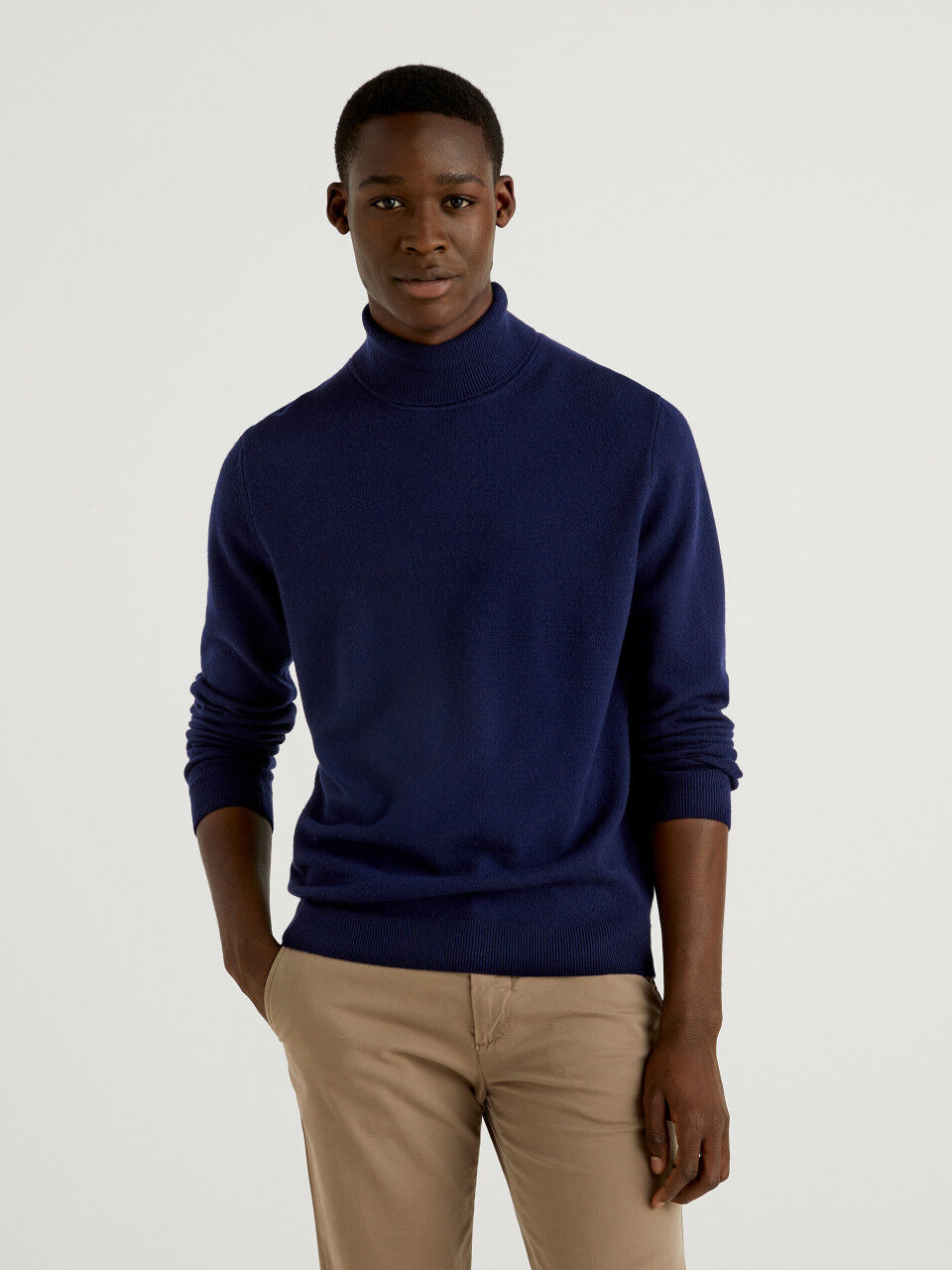Turtleneck with crew neck clearance