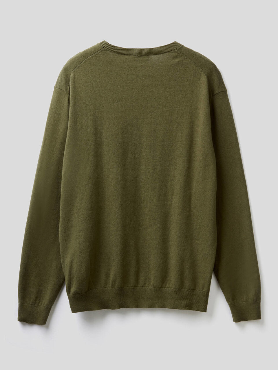Crew neck sweater in cotton blend image number null