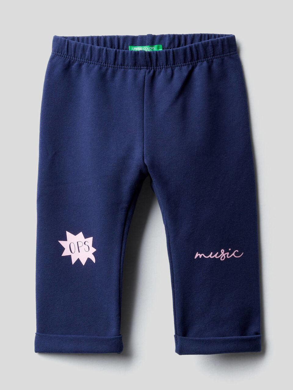 Leggings in stretch organic cotton image number 1