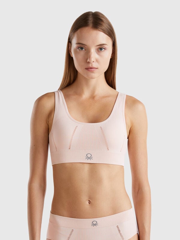 Bra in recycled nylon blend Women