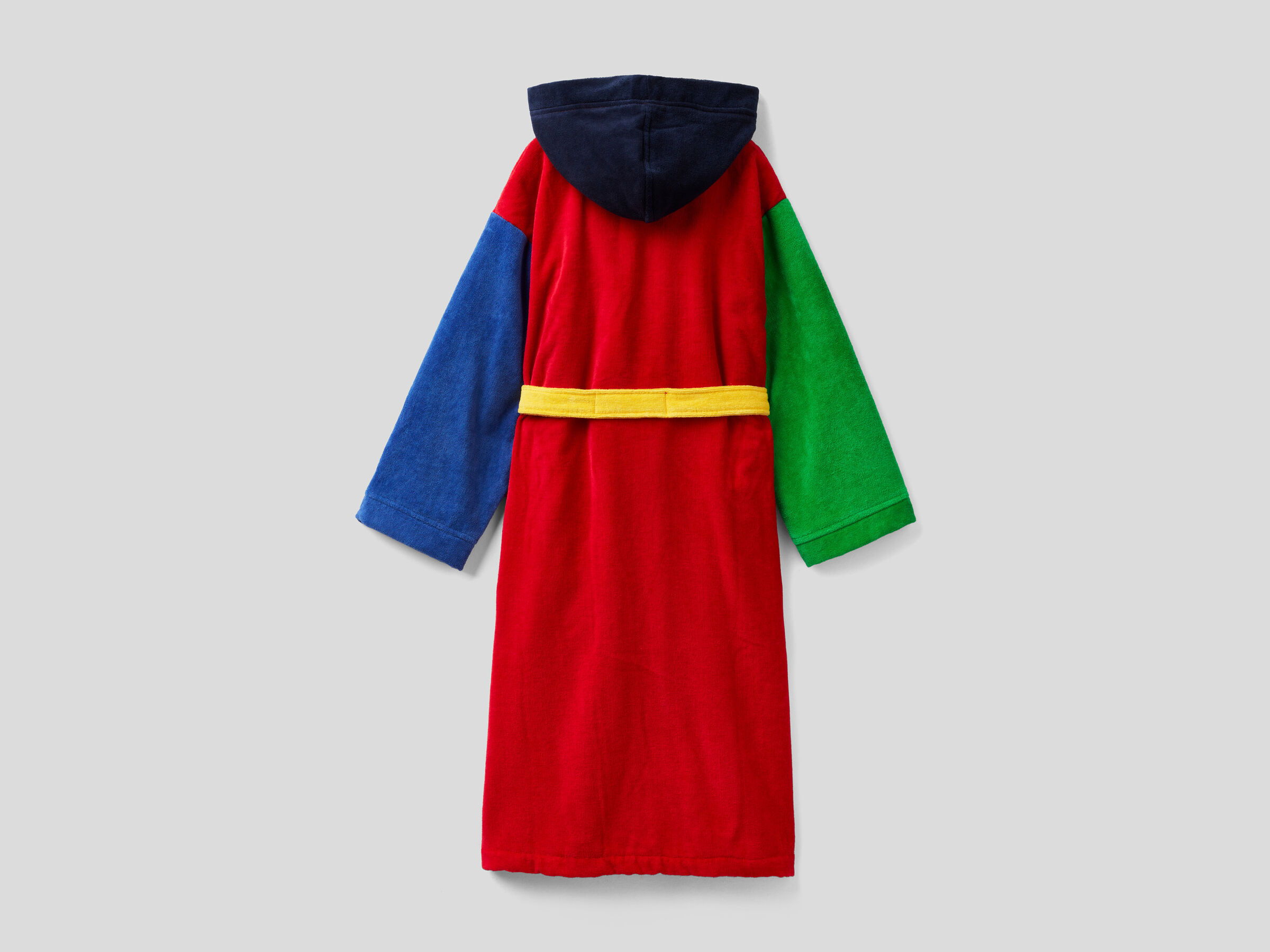 Color block bathrobe image number 2
