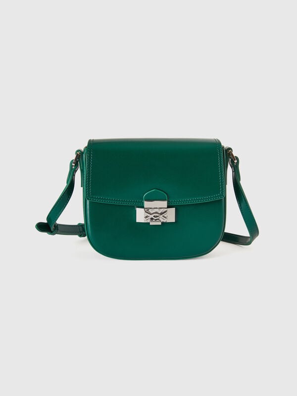 Small crossbody bag in synthetic patent leather Women