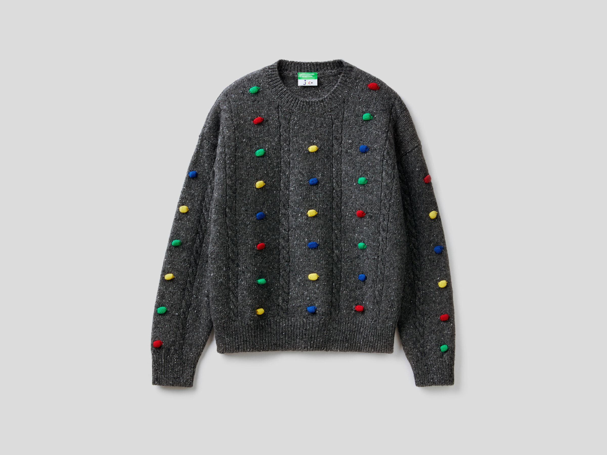 JCCxUCB sweater with pom pom image number 5