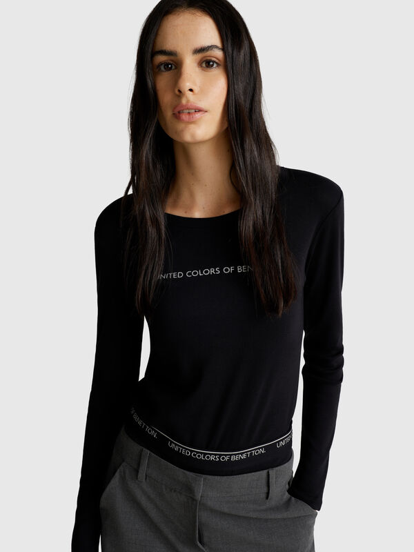 100% cotton long sleeve t-shirt Women