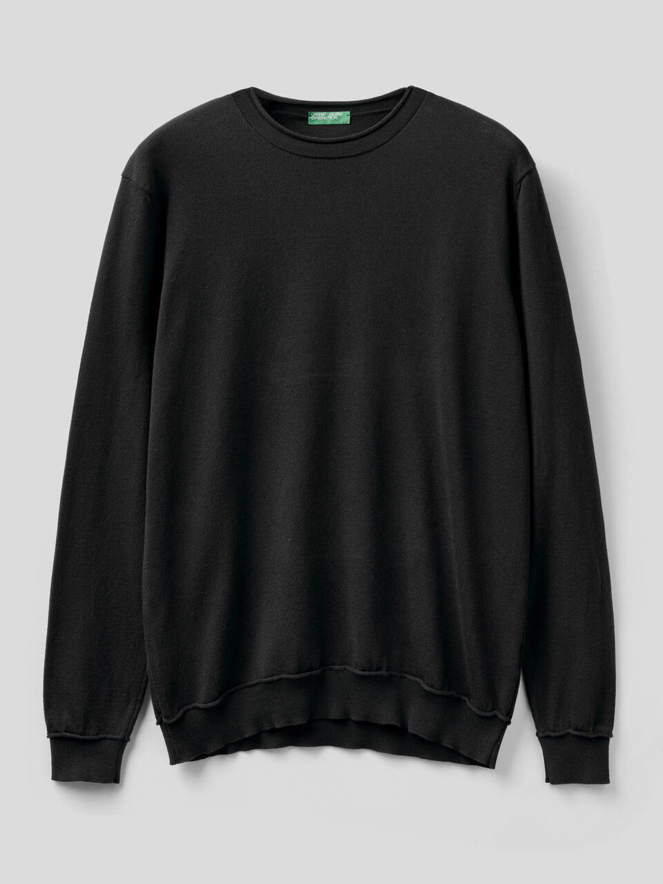 Sweater in warm 100% cotton image number 1