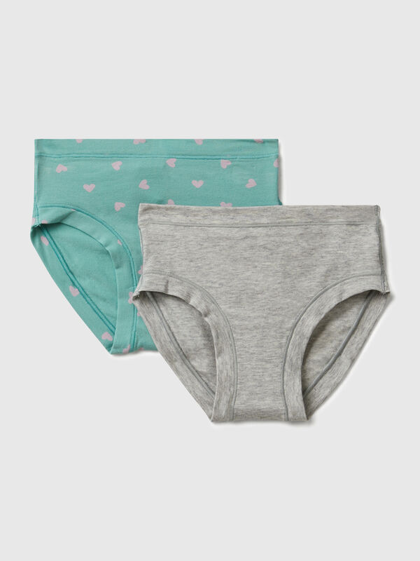 Two pairs of super stretch underwear  Junior Girl