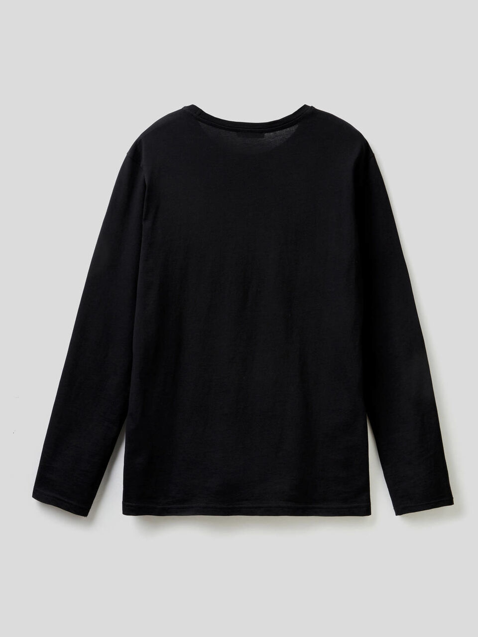 Long sleeve pure cotton t-shirt image number null