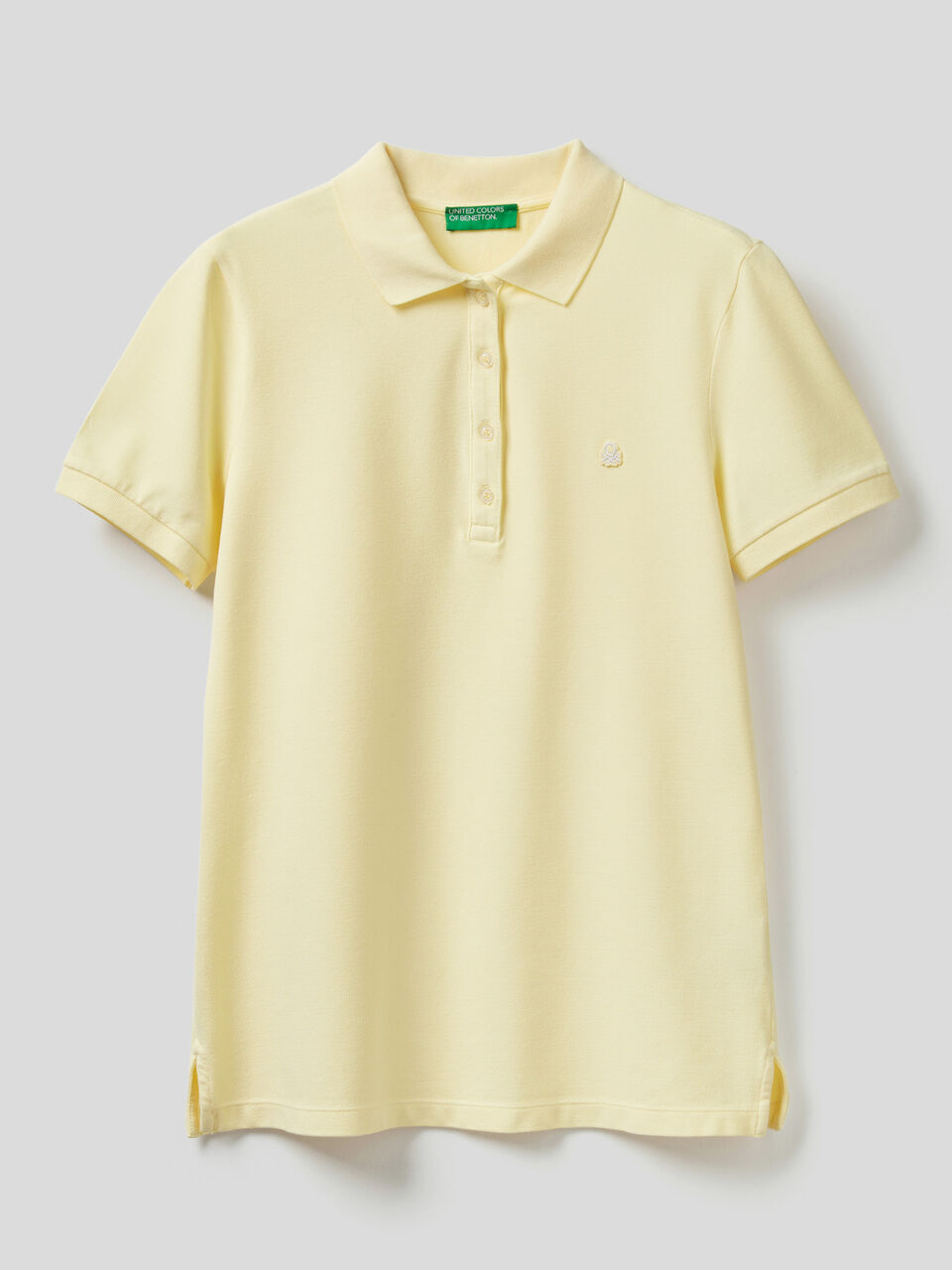 Stretch cotton polo image number 1