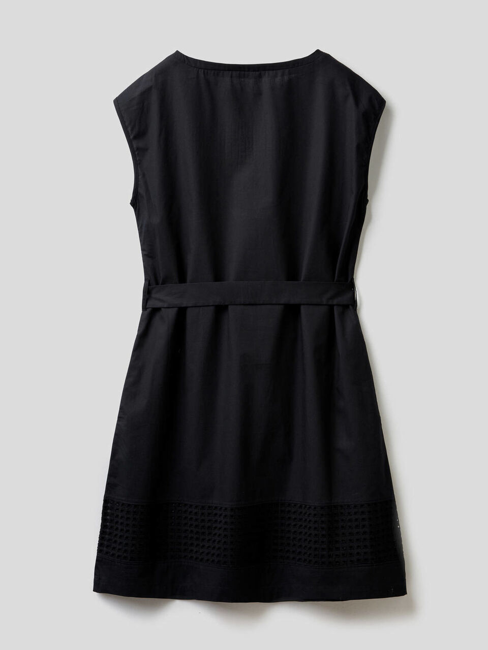 Cotton dress with embroidered inserts image number 2