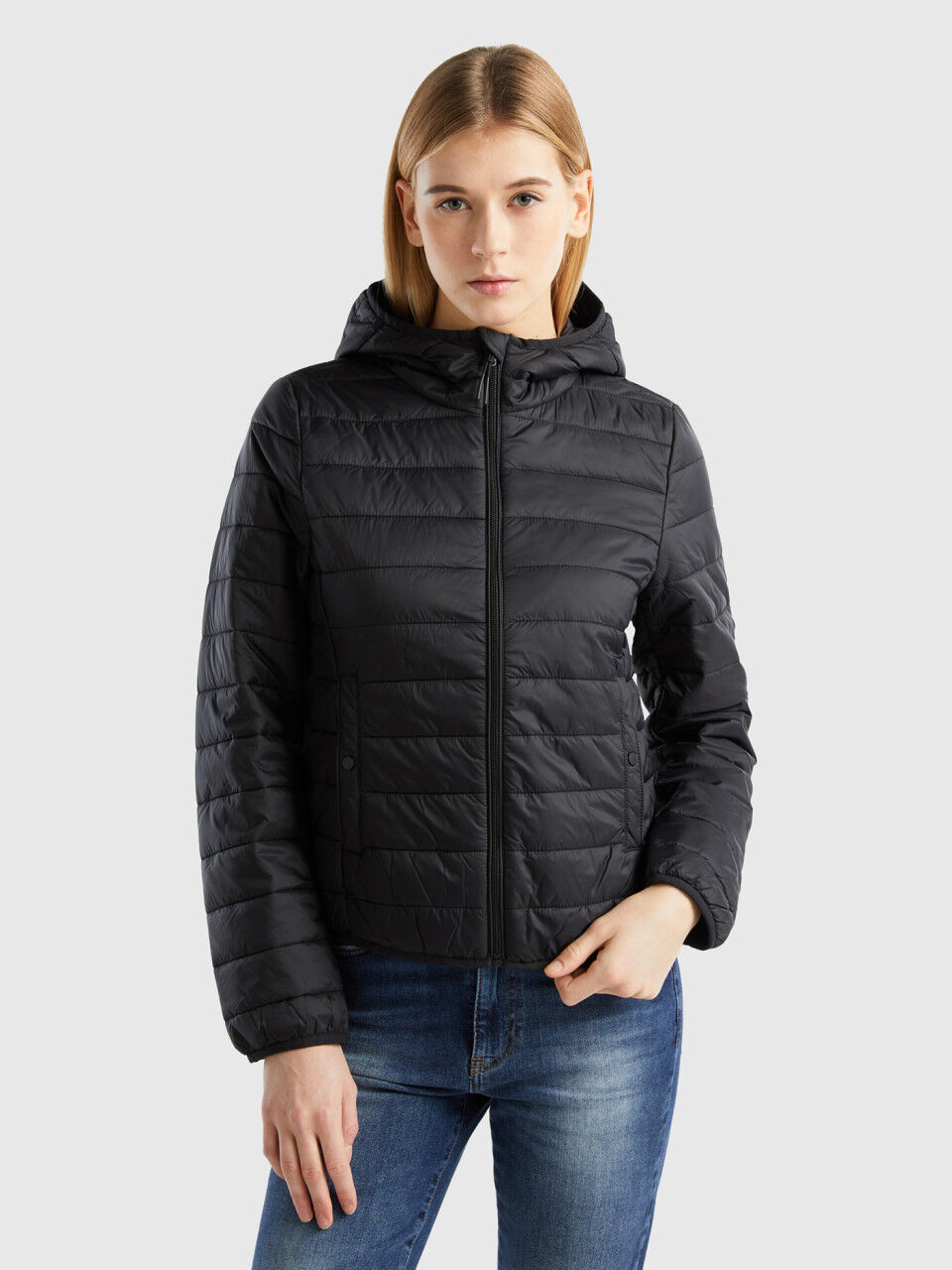Ladies padded jacket top