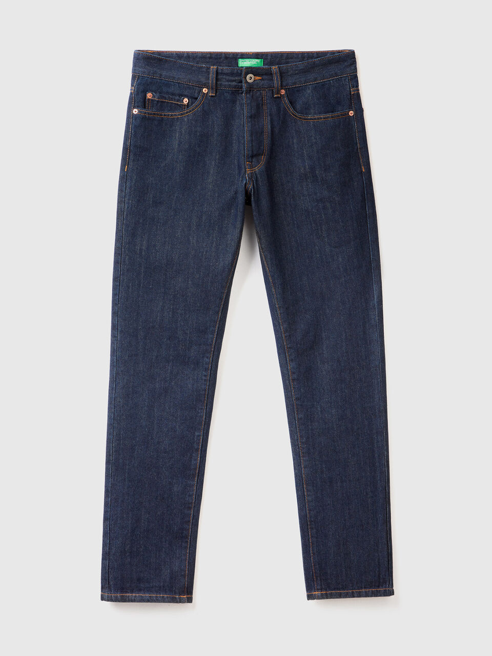 Straight leg 100% cotton jeans image number 1