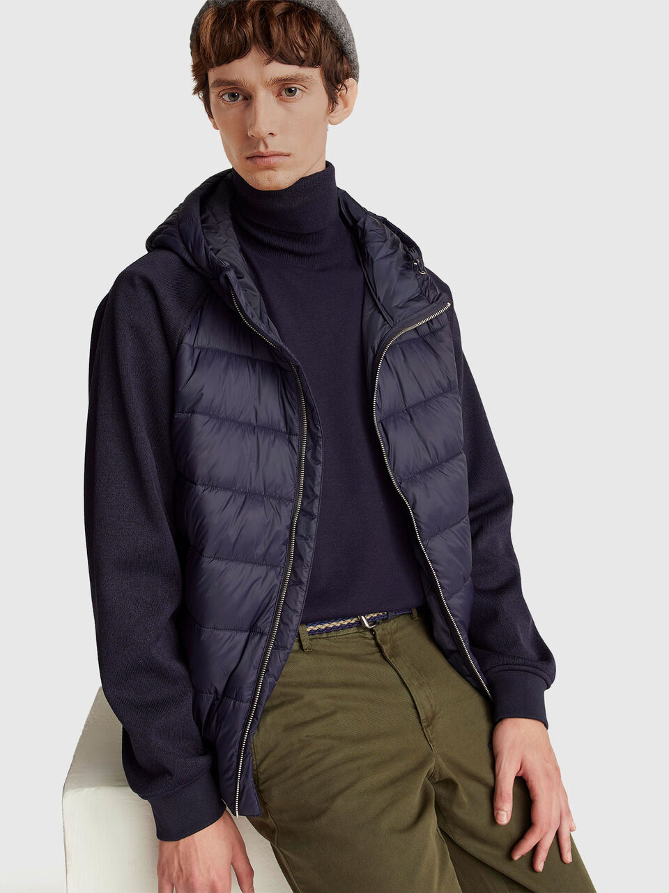 TURTLE NECK SWEATER Men image number null