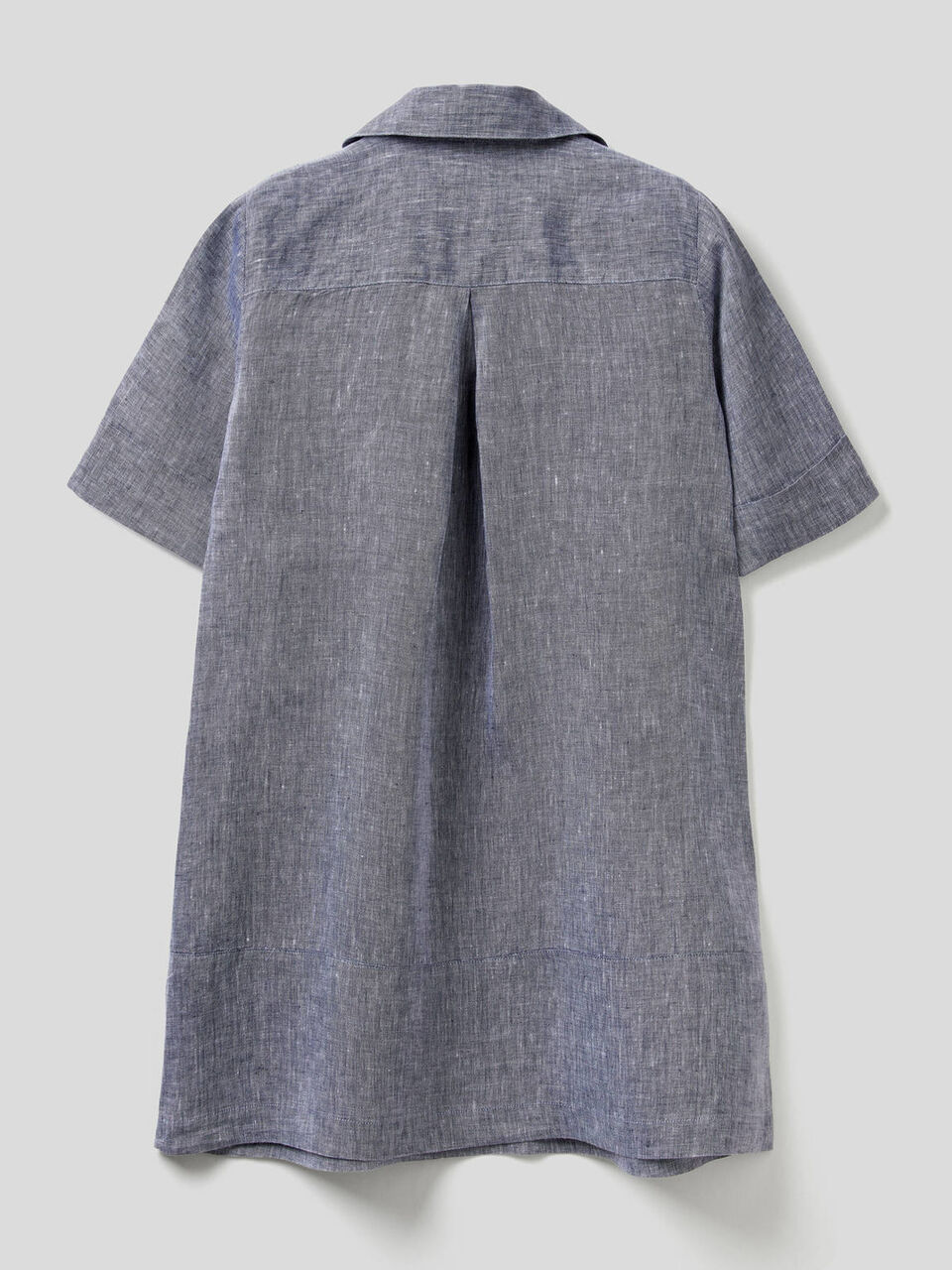 Short dress in 100% linen image number 2