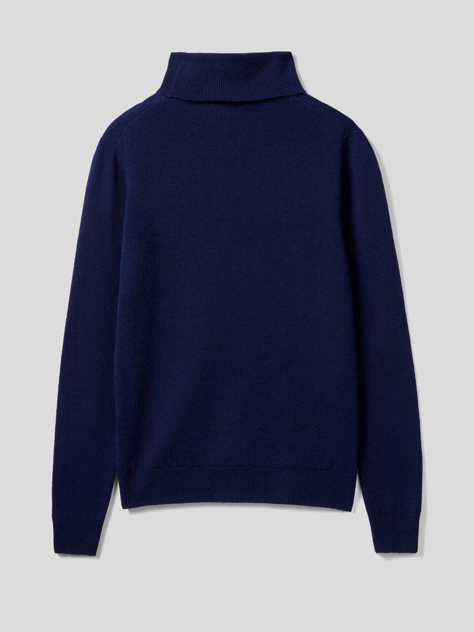 Turtleneck sweater in pure virgin wool image number null