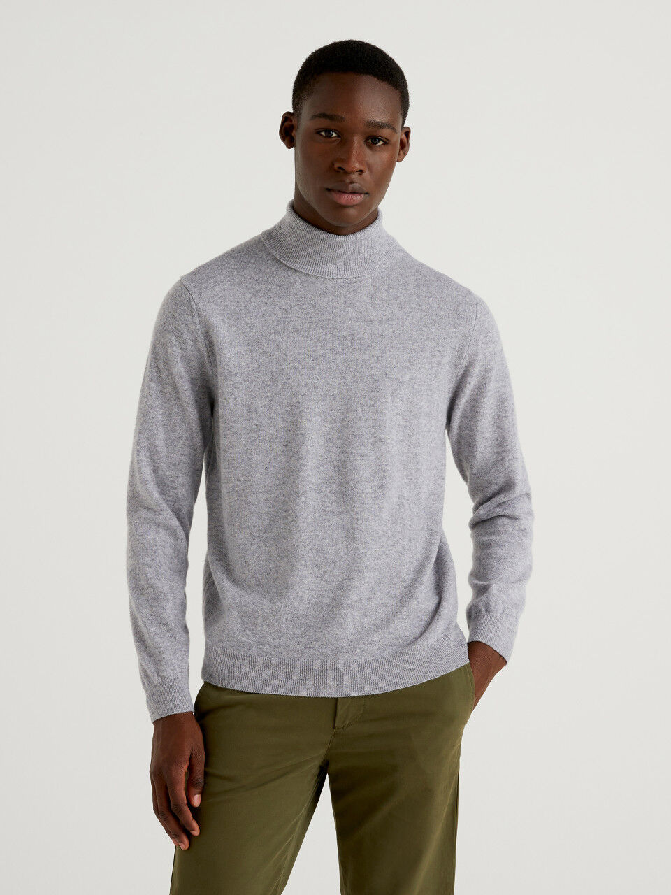 Turtleneck with crew neck clearance